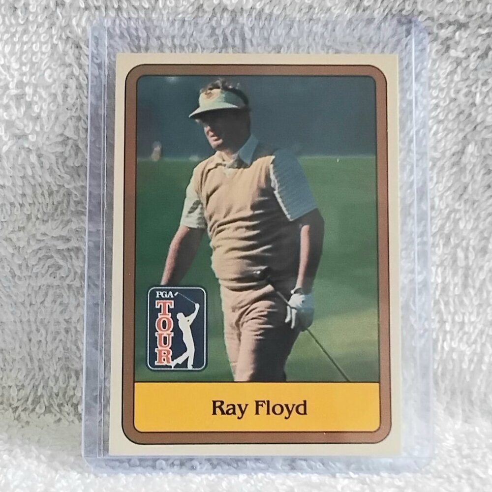 5/$20 E/NM 1981 Donruss Golf Inaugural Ray Floyd PGA Tour Card 10!!